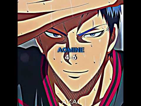 Akashi vs Aomine knb #shorts #kurokonobasket