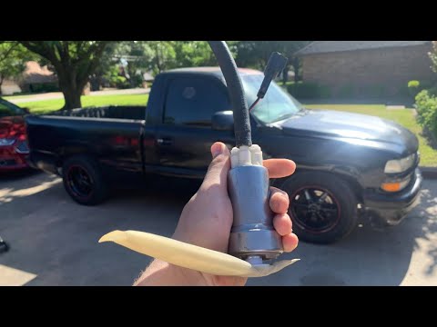 Installing a Walbro 450 in my Silverado!