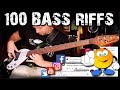 100 Bass Riffs & Solos - Suggested by you! \m/ (PART THREE)