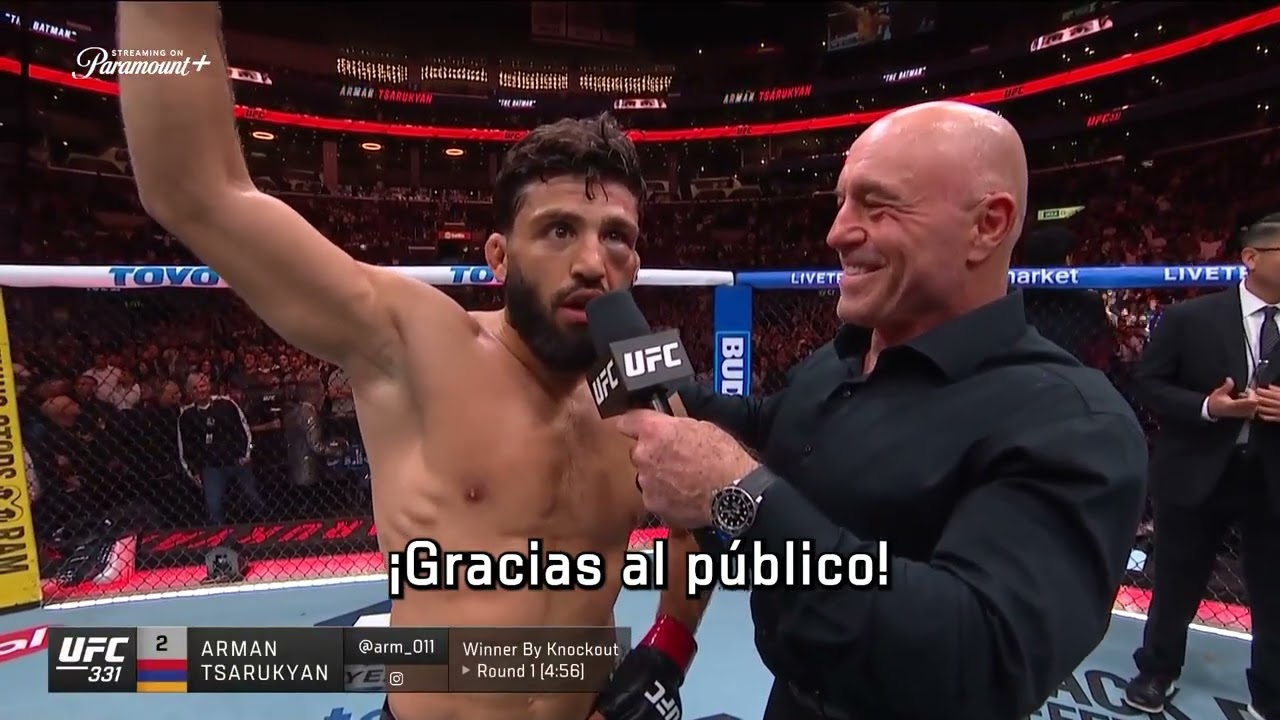#UFC331 "Necesitaba finalizar" Arman Tsarukyan