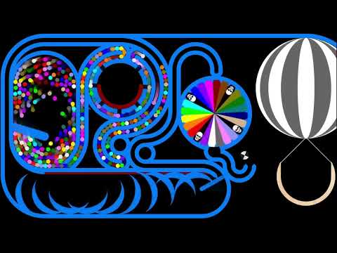 Balloon Transport | Combination Marble Race 2 in Algodoo