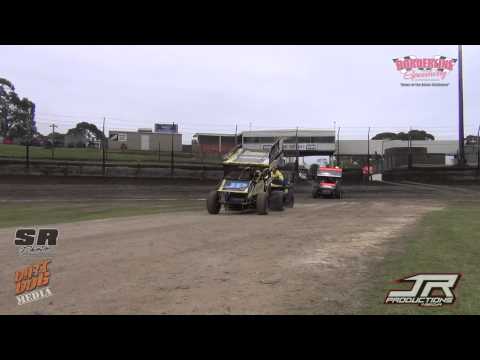 2014 SRA Sprintcar Series Rd 2 Highlights