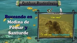 preview picture of video 'Outdoor Routeplays - Buceo en Medina de Pomar y Santurde Medina'