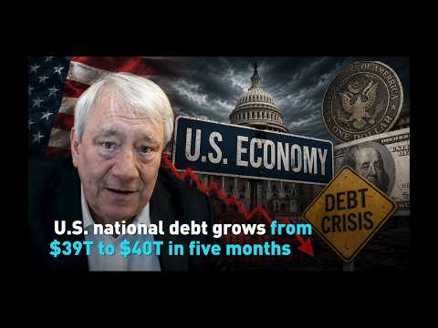 U.S. national debt grows from $39T to $40T in five months