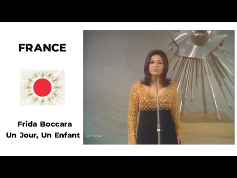 Frida Boccara - Un Jour, Un Enfant (Eurovision 1969 - France)