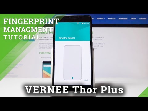 How to Add Fingerprint in VERNEE Thor Plus - Screen Lock