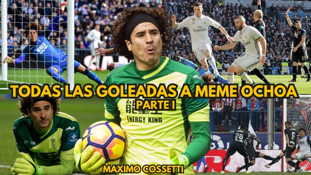 TODAS LAS GOLEADAS EN LA CARRERA DE MEME OCHOA,  PARTE 1