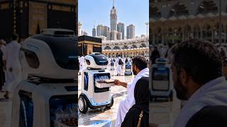Robot Serves Food to Pilgrims at the Kaaba ❤️