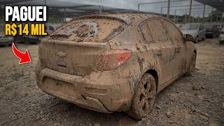 COMPREI um CRUZE ABANDONADO que NINGUÉM QUIS por R$14 MIL no LEILÃO... VALEU a PENA?