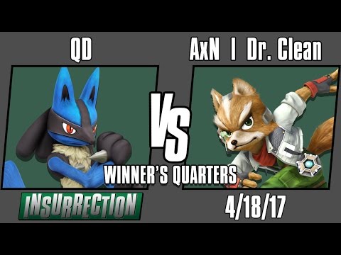 Insurrection XIV! QD (Lucario) vs AxN Dr.  Clean (Fox) Winners Quarters