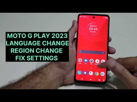 Moto G Play 2023 Language And Region Change