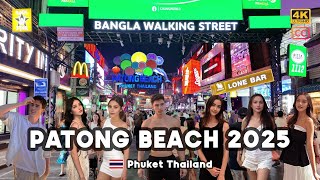 4K 🇹🇭 Patong Beach Phuket Thailand 2025 The Best Video on Changes, Life & Nightl