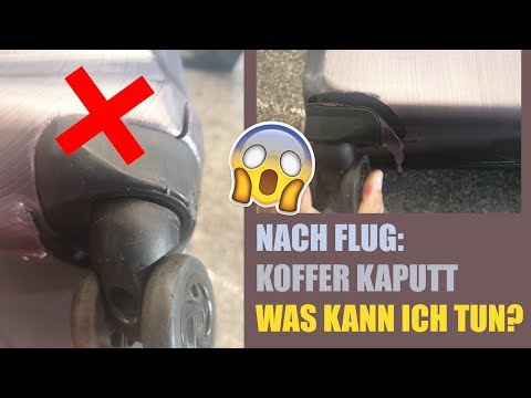 Koffer kaputt nach Flug ✈️⛔ Tipps zur Entschädigung