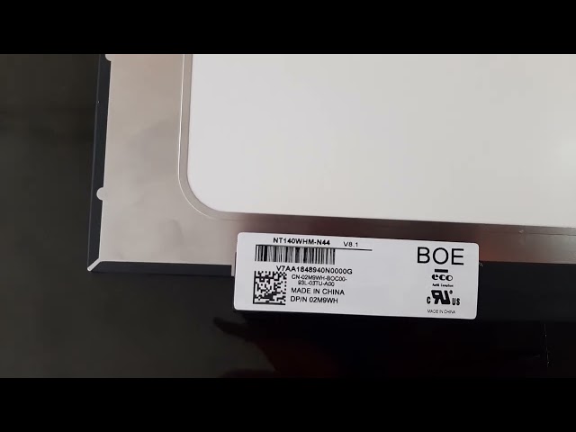Vídeo relacionado con Pantalla LED LCD de repuesto para portátil HD de 15.6 pulgadas, compatible con AU Optronics B156XW04 V.8