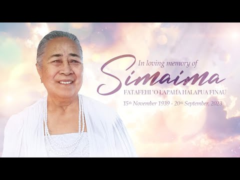 Simaima Fatafehi 'o Lapaha Halapua Finau (Thu)