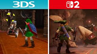 Zelda Ocarina of Time 3DS vs Switch 2 Graphics Comparison (New Gameplay!)