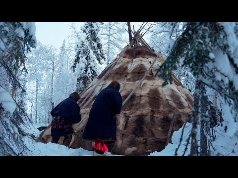 Ноw Forest nomads of Russia live in Far North. Khanty