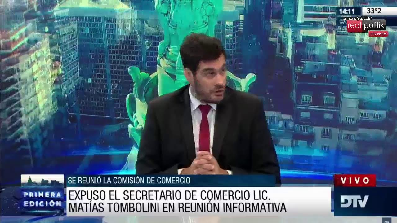Diputados recibe al secretario de Comercio, Matías Tombolini