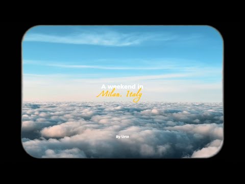 A weekend in Milan, Italy.