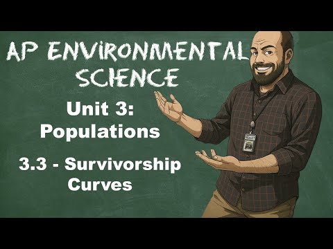AP Environmental Science Unit 3 – Topic 3.3: Survivorship Curves