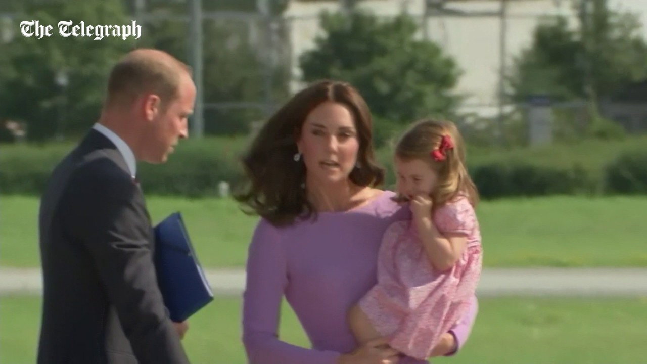 Princess Charlotte throws a tantrum in Germany thumnail