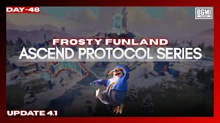 ASCEND PROTOCOL Day 48/60 | Conqueror Lobby Full Rush Gameplay | BGMI 4.1 Update | Augustin Live