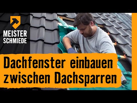 Dachfenster einbauen: zwischen Dachsparren | HORNBACH Meisterschmiede