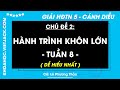 Giải sgk Hoạt động trải nghiệm lớp 5 Tuần 8 - trang 24, 25, 26