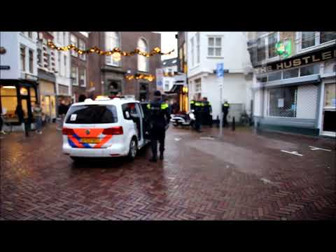 politiehelikopter inzet bij inval bij cafe The Hustler in Dordrecht blijkt onterechte actie