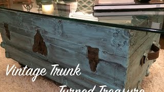 Vintage Trunk Turned Treasure