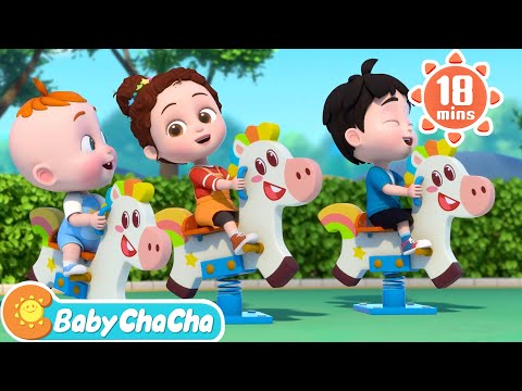 Playground Song | Outdoor Play and Learning | Song Compilation | Baby ChaCha Nursery Rhymes
