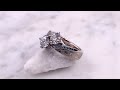 video - Two Stone Mokume Engagement Ring