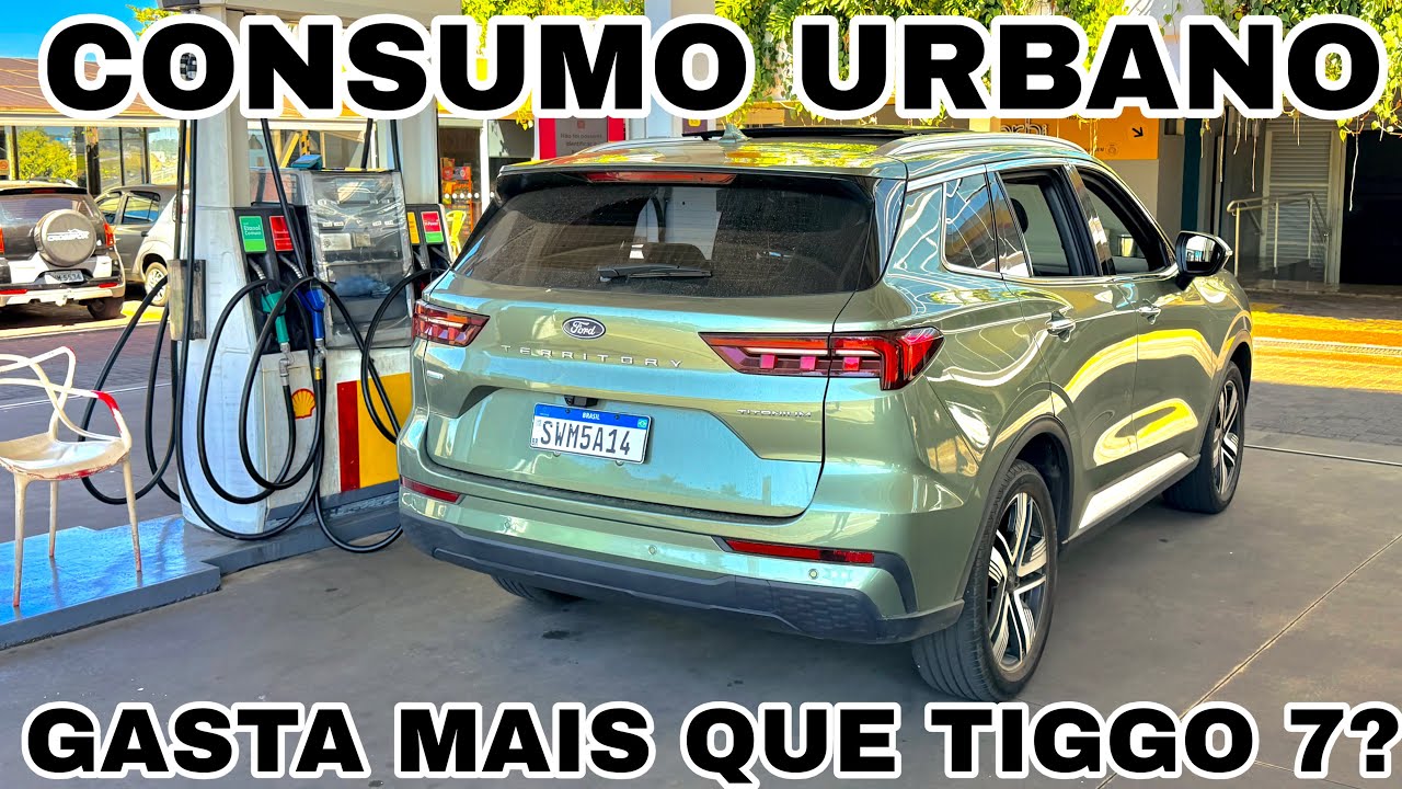 TESTEI O CONSUMO URBANO DE GASOLINA DO FORD TERRITORY 2026 | VEJA NO QUE DEU!!