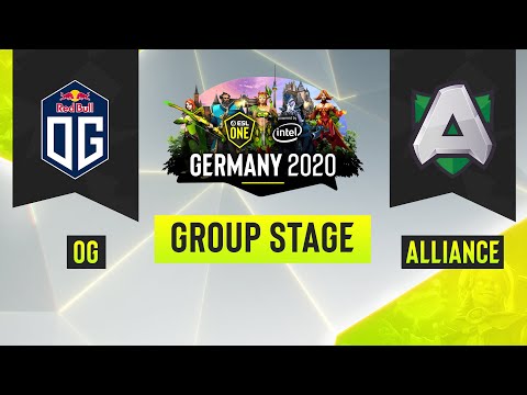 Dota2 - OG vs Alliance - Game 1 - ESL One Germany 2020 - Group Stage