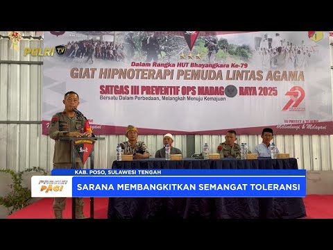 SATGAS III PREVENTIF OPS MADAGO RAYA GELAR HIPNOTERAPI LINTAS AGAMA PERINGATI HARI BHAYANGKARA KE-79