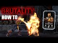 Beginners Guide How To Do BRUTALITY In MK Mobile
