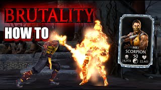 Beginners Guide: How to Do BRUTALITY in MK Mobile!