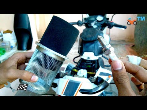 How to replace air filter of apache rtr 160/180