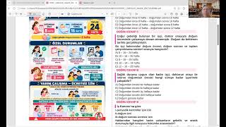 DERS 1: ANALIK İZNİ VEYA ÜCRETSİZ İZİN SONRASI YAPILACAK KISMİSÜRELİ Ç