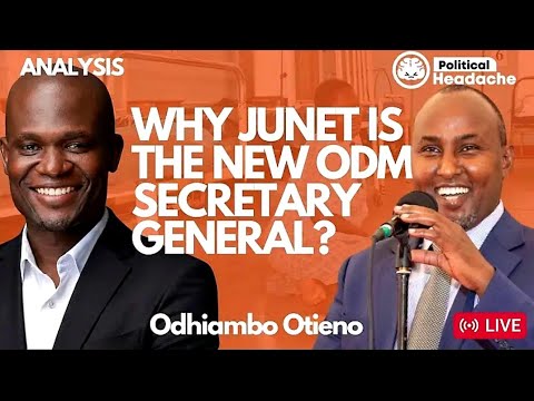 Junet Mohammed should be the new secretary General of ODM.