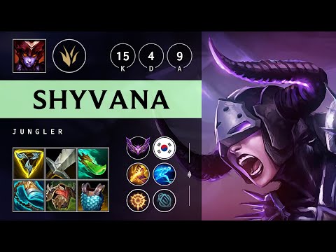 Shyvana Jungle vs Nocturne - KR Master Patch 25.08