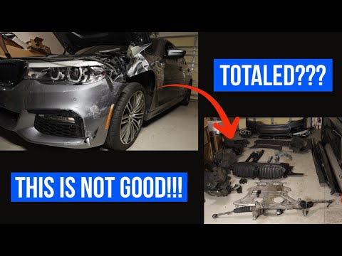 BMW G30/F90 FRONT END REBUILD | Project NY Part 1