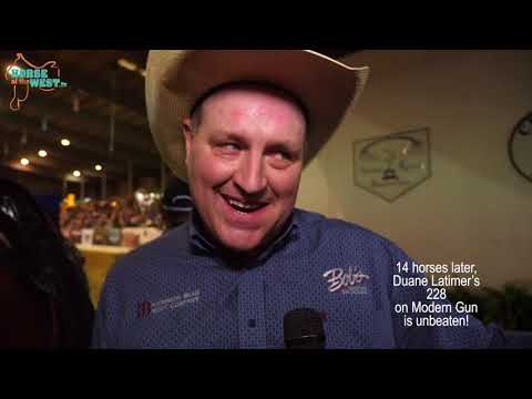 Horse of the West-Duane Latimer wins 2018   NRBC Open Classic
