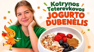 Kotrynos Teterevkovos jogurto ir uogų dubenėlis | OLIMPINIS MĖNUO 2026