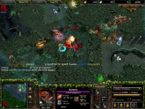 DotA Yurnero Juggernaut Quadruple Kill