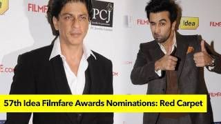 Shah Rukh Khan At 57th Idea Filmfare Awards Nominations: Red Carpet