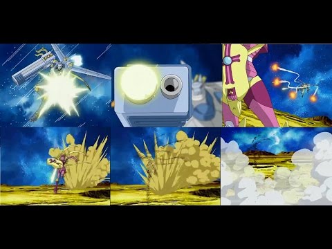 Dynasmon e LordKnigthmon X KaiserGreymon e MagnaGaruromon Digimon Frontier Dublado