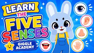 Learn the Five Senses with Giggle Academy | Educational Videos for Kids