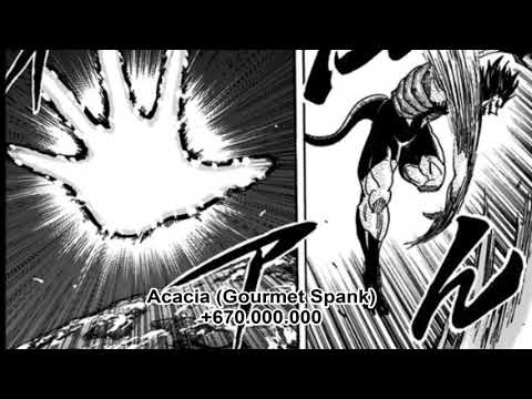 Toriko: Midora vs Acacia Power Levels