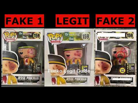 Funko Pop Legit Guide "Real Vs Fake": JESSE PINKMAN #159 SDCC 2014 – BREAKING BAD